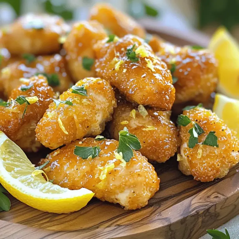 Lemon Garlic Chicken Bites are a delightful and flavorful dish that can easily steal the spotlight at any table. This recipe combines tender morsels of chicken with a vibrant medley of lemon and garlic, creating a dish that is not only delicious but also incredibly easy to prepare. In just a matter of minutes, you can whip up these delectable bites, making them an ideal choice for busy weeknights or last-minute gatherings.
