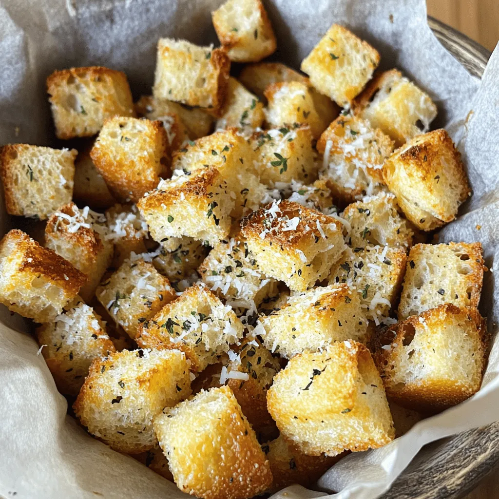 Sourdough croutons are small, crunchy pieces of bread. They add texture and flavor to many dishes. I love making these croutons because they are simple and tasty. The sourdough bread gives them a unique tangy taste.