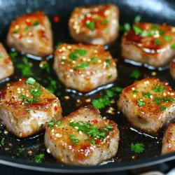 Garlic pork bites are a simple and tasty dish. They combine tender pork and strong garlic flavors. You can make them at home easily. Many love garlic pork bites for their bold taste and quick prep time.