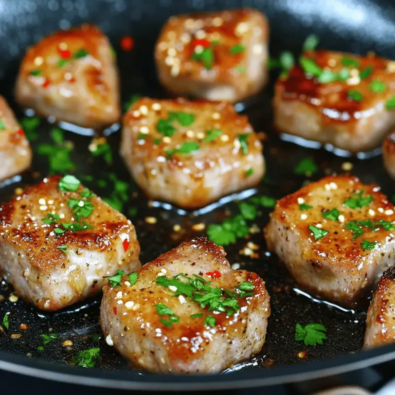 Garlic pork bites are a simple and tasty dish. They combine tender pork and strong garlic flavors. You can make them at home easily. Many love garlic pork bites for their bold taste and quick prep time.
