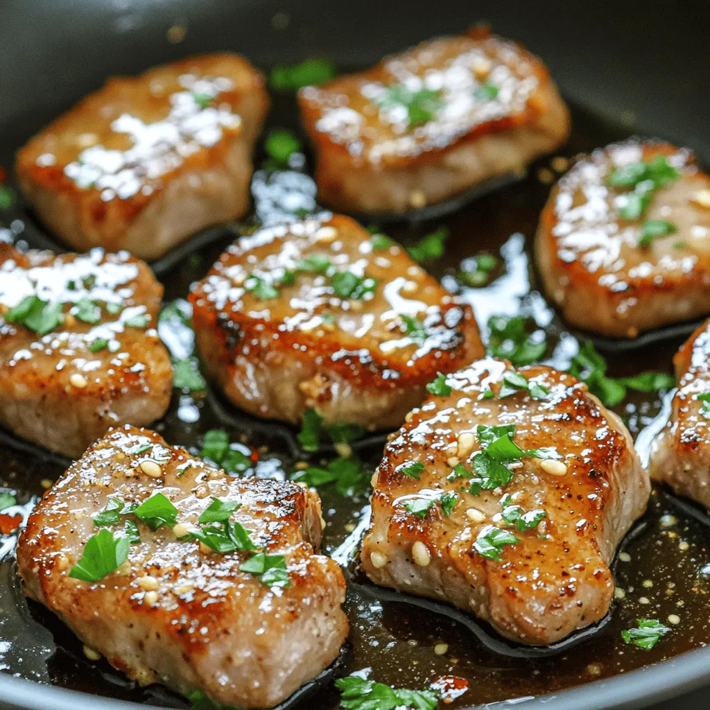 Garlic pork bites are a simple and tasty dish. They combine tender pork and strong garlic flavors. You can make them at home easily. Many love garlic pork bites for their bold taste and quick prep time.