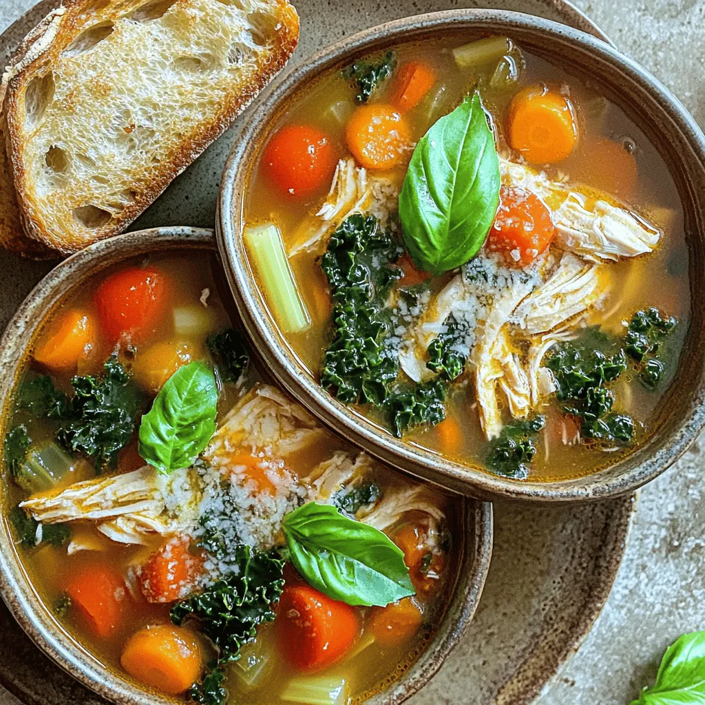 The heart of a Tuscan Chicken Soup lies in its ingredients. Each one brings flavor and comfort.