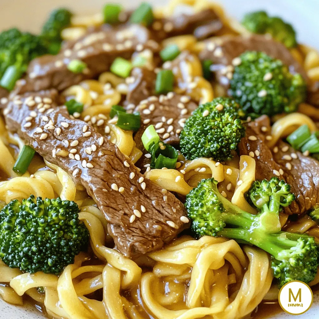 Beef broccoli noodles are a tasty stir-fry dish. It combines tender beef, crisp broccoli, and soft noodles. This dish is popular in many Asian cuisines. The blend of flavors makes it a favorite for many.