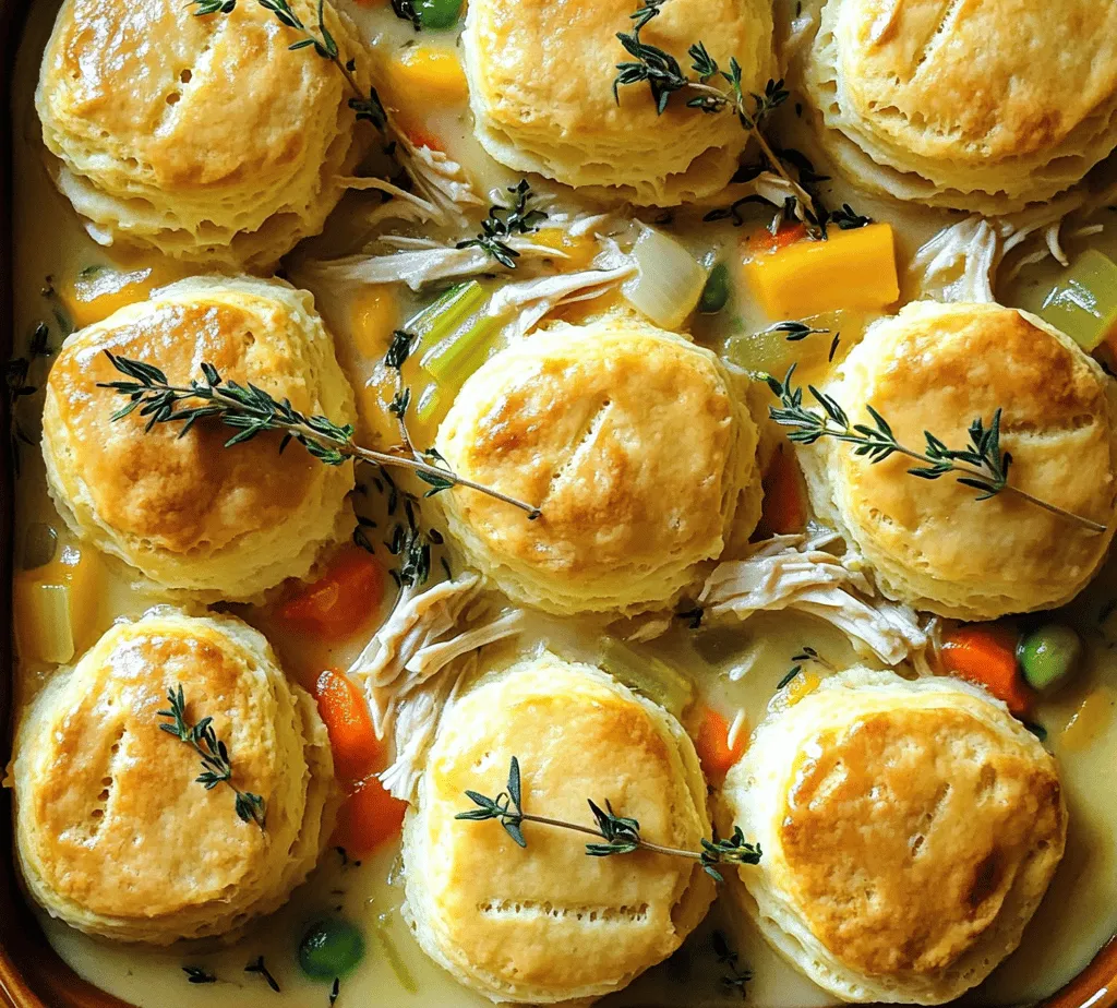 In the world of comfort food, few dishes bring the same warmth and satisfaction as a classic chicken pot pie. This beloved dish has graced family tables for generations, offering a hearty blend of tender chicken, vibrant vegetables, and a creamy sauce enveloped in a flaky crust. Its nostalgic flavors evoke memories of cozy family gatherings and cold winter nights spent huddled around the dinner table. Today, we're elevating this traditional favorite with a unique twist: Butter Swim Biscuit Chicken Pot Pie.