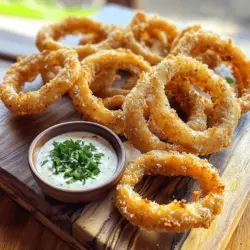 Onion rings are one of those universally loved snacks that can elevate any meal or serve as a delightful appetizer on their own. Their crispy, golden exterior paired with the tender, flavorful onion within makes for a satisfying bite that appeals to both young and old. Whether you’re enjoying them at a local diner, at a backyard barbecue, or as a side with your favorite burger, onion rings have a special place in culinary traditions around the world. However, achieving that perfect crispy texture is key to making onion rings that stand out.