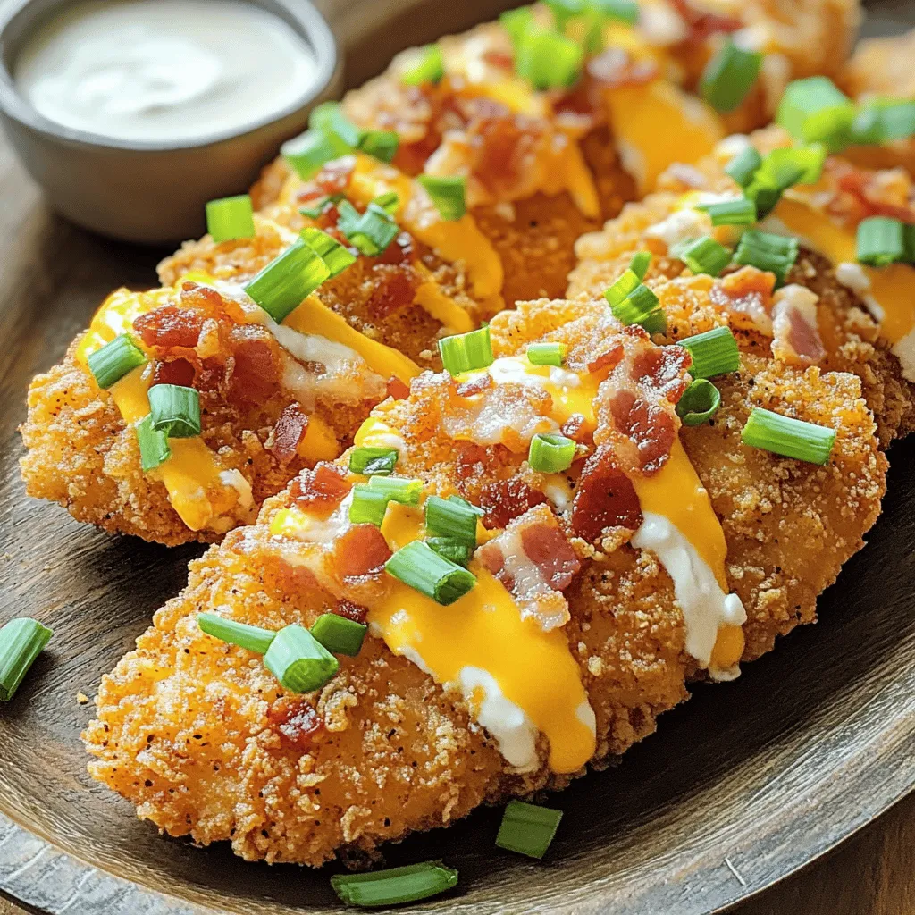 Crack chicken tenders are a fun twist on regular chicken tenders. They get their name from the mix of flavors that make them so addictively tasty. This dish combines savory ranch seasoning, creamy cheese, and crispy bacon. Each bite bursts with flavor that keeps you coming back for more.