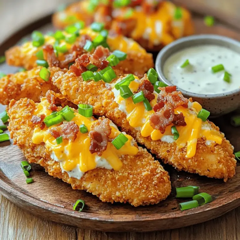Crack chicken tenders are a fun twist on regular chicken tenders. They get their name from the mix of flavors that make them so addictively tasty. This dish combines savory ranch seasoning, creamy cheese, and crispy bacon. Each bite bursts with flavor that keeps you coming back for more.