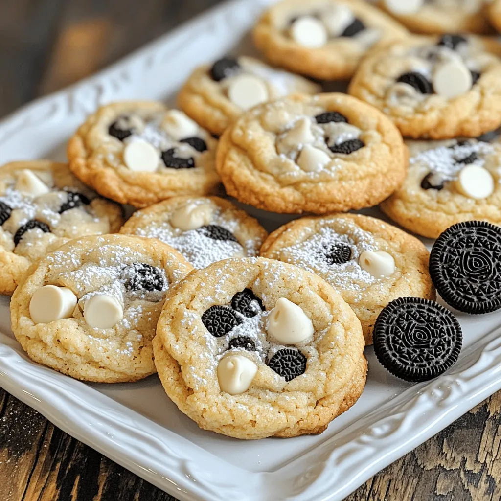 To make cookies & cream cookies, you need key ingredients. The base recipe includes: