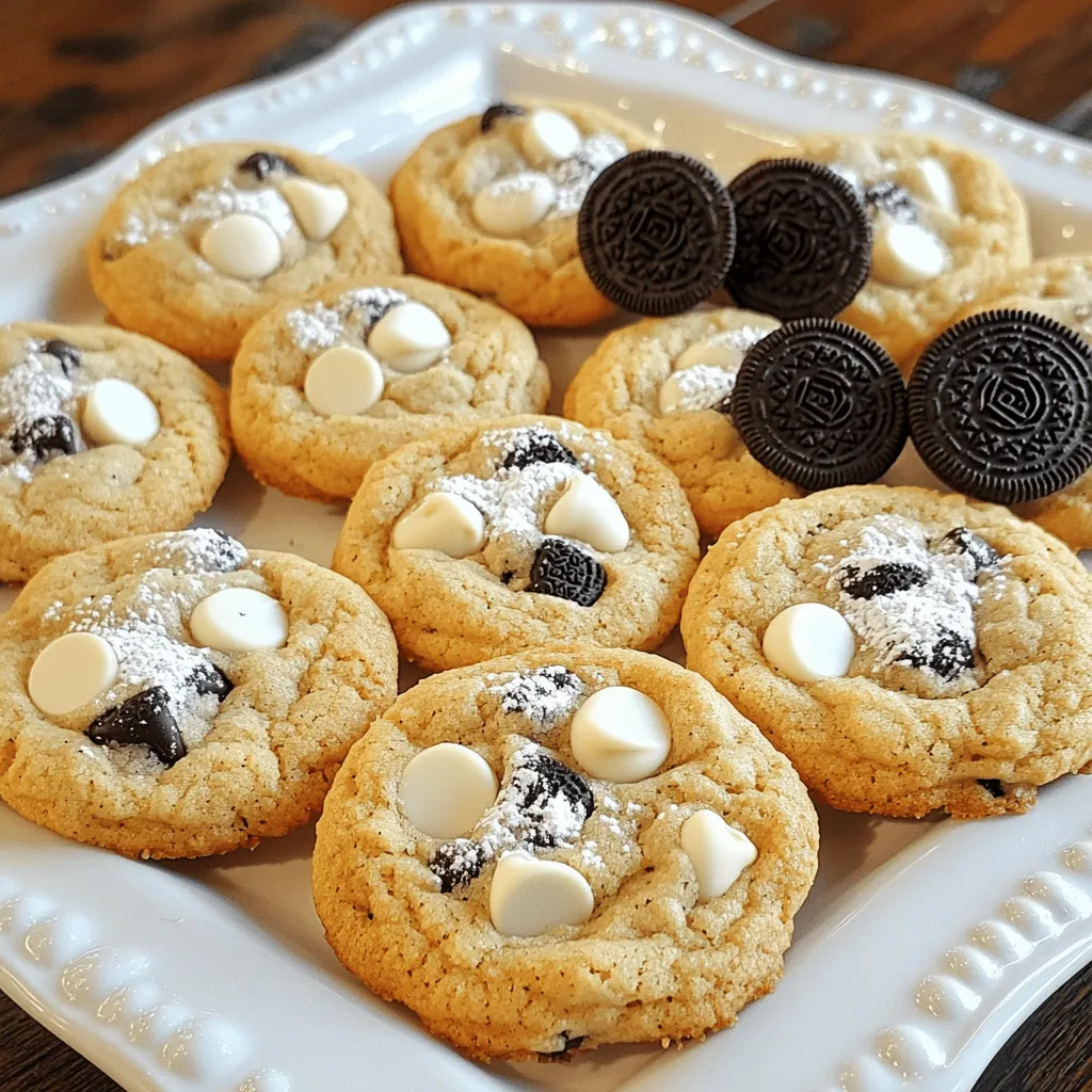 To make cookies & cream cookies, you need key ingredients. The base recipe includes: