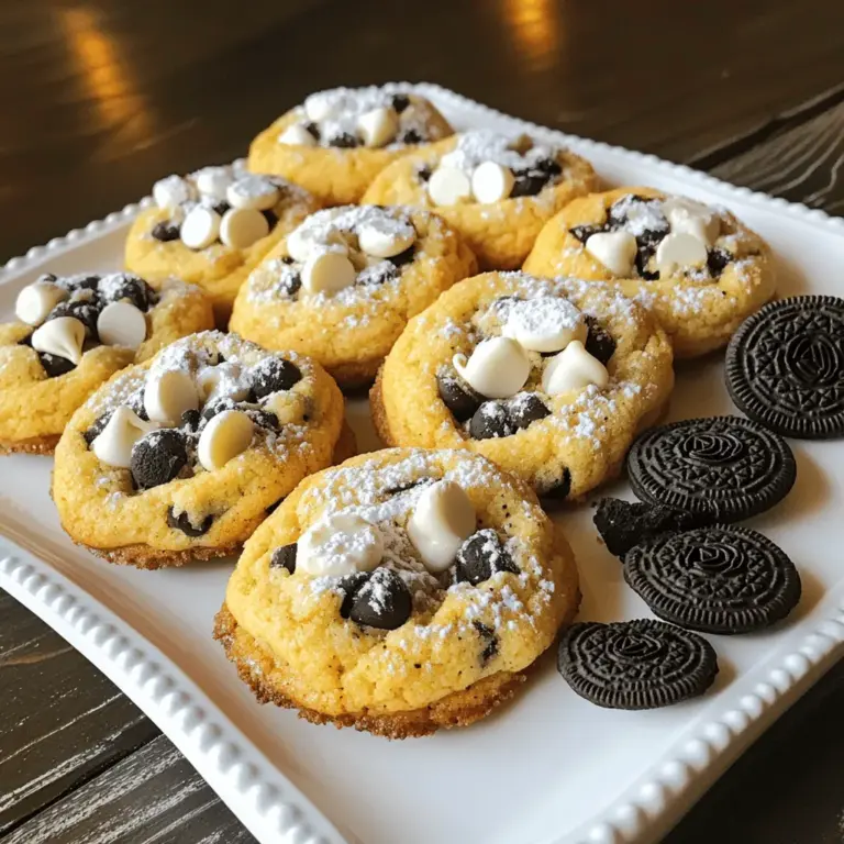 To make cookies & cream cookies, you need key ingredients. The base recipe includes:
