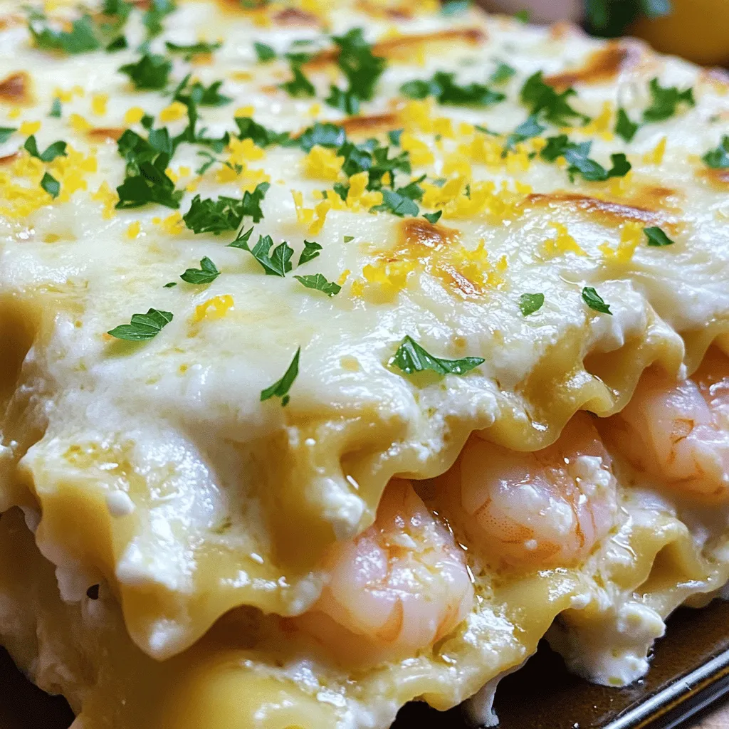 Garlic butter shrimp scampi lasagna combines rich flavors and textures. The main ingredients create a delightful dish that is hard to resist.