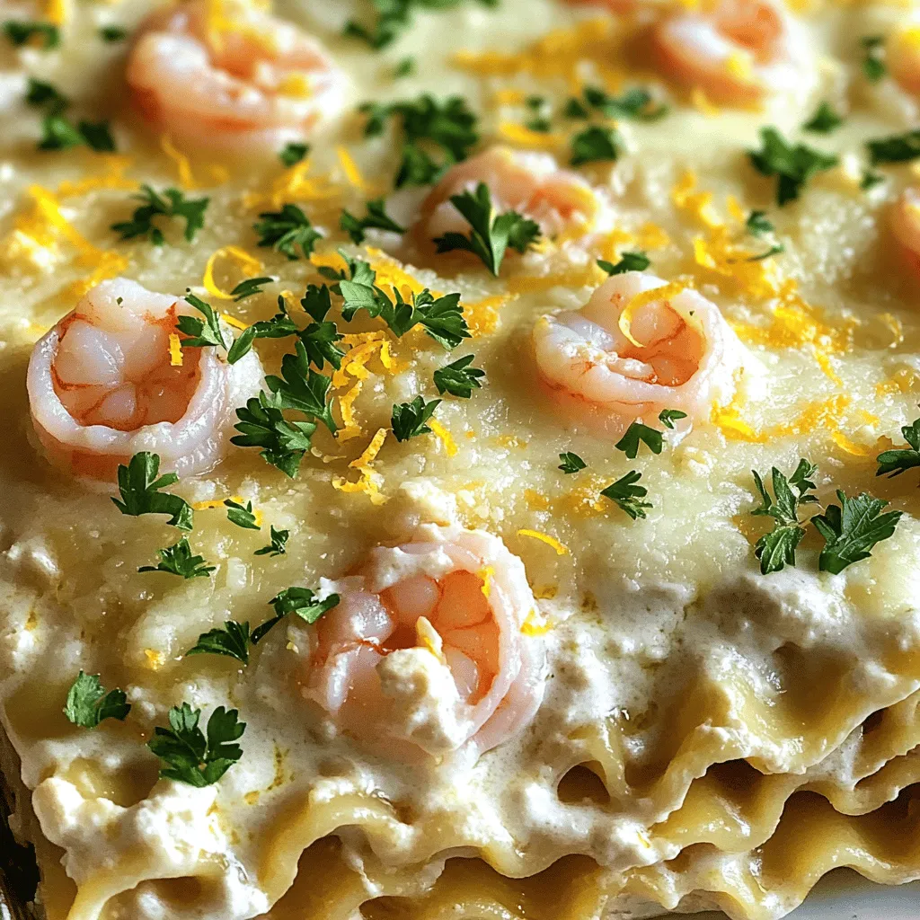 Garlic butter shrimp scampi lasagna combines rich flavors and textures. The main ingredients create a delightful dish that is hard to resist.
