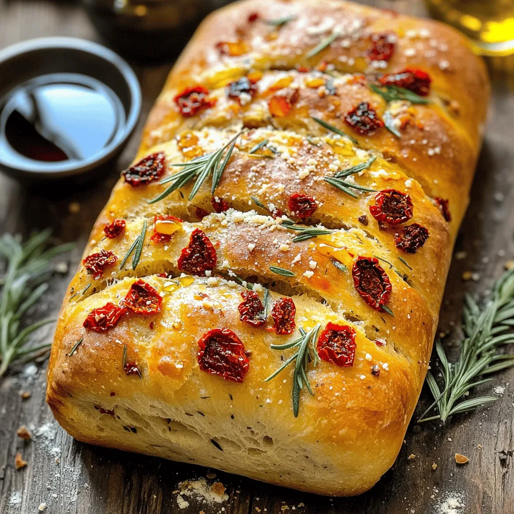 Artisan bread, with its crusty exterior and soft, flavorful interior, has become a beloved staple in kitchens around the world. The allure of freshly baked bread is undeniable; it fills the home with a warm, inviting aroma and creates a sense of comfort and satisfaction. Among the myriad of artisan bread recipes available, the combination of sun-dried tomatoes and rosemary stands out for its unique and robust flavors. This recipe takes the essence of traditional bread-making and elevates it with the rich, tangy notes of sun-dried tomatoes and the fragrant, earthy scent of fresh rosemary.