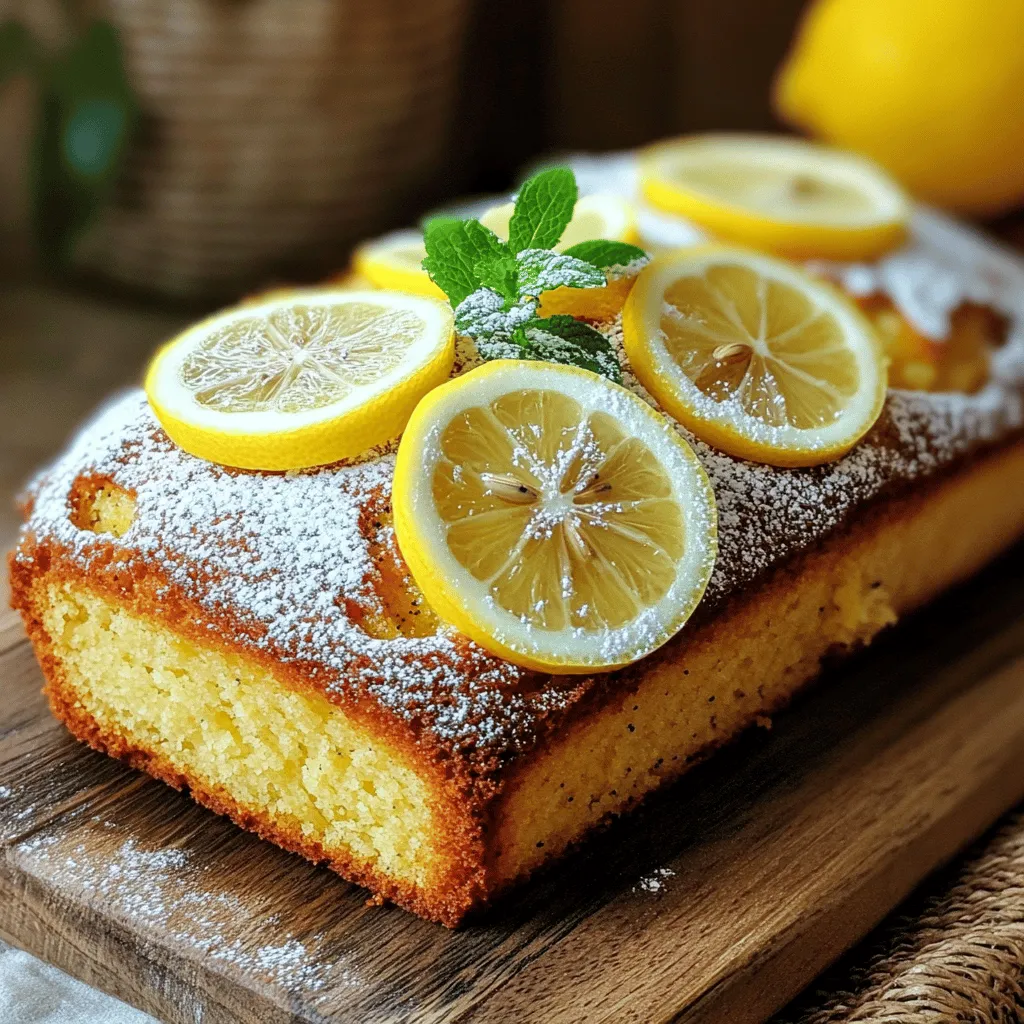 To make the perfect Italian lemon pound cake, you need simple yet quality ingredients. Gather 1 ½ cups of all-purpose flour, 1 teaspoon of baking powder, ½ teaspoon of baking soda, and ¼ teaspoon of salt. You will also need ½ cup of softened unsalted butter, 1 cup of granulated sugar, and 3 large eggs. Don’t forget the star flavors: 1 tablespoon of lemon zest, ¼ cup of fresh lemon juice, and 1 teaspoon of vanilla extract. Feel free to add 1 tablespoon of poppy seeds for some fun texture.