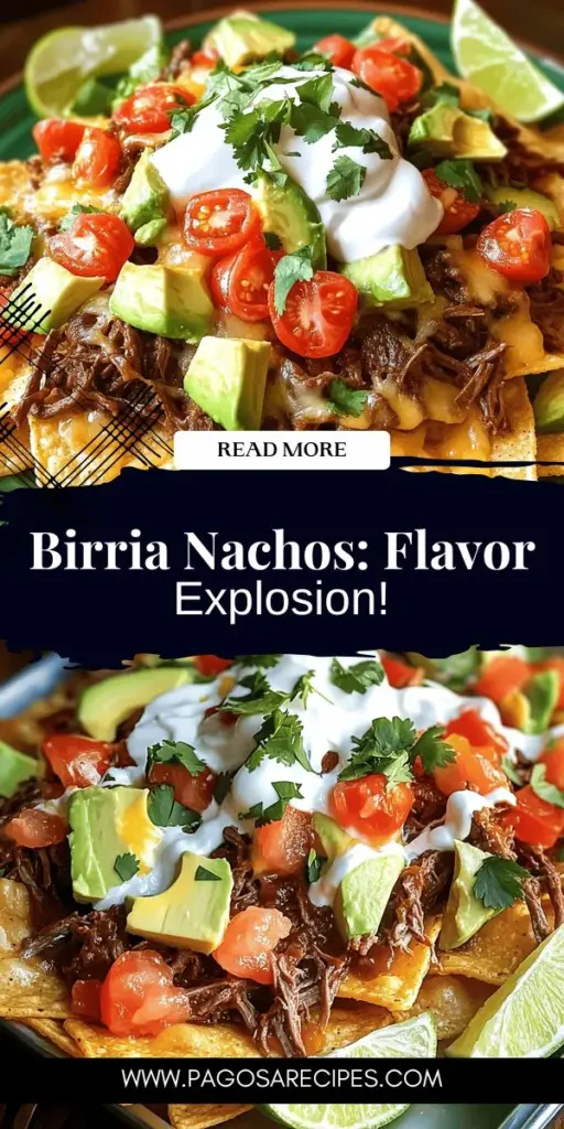 Dive into the delicious world of Birria Nachos, where savory beef meets crunchy tortilla chips for the ultimate fusion dish! This mouthwatering recipe combines tender meat, rich chili sauce, and gooey cheese, making it perfect for gatherings or a cozy night in. Discover step-by-step instructions to create this flavorful masterpiece and impress your guests. Click through to explore the full recipe and elevate your snack game today!