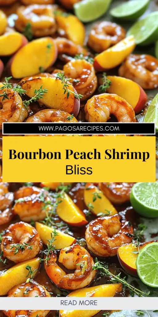 Discover the deliciousness of Bourbon Peach Roasted Shrimp, a flavorful summer delight that perfectly balances sweet, ripe peaches with succulent shrimp, all coated in a rich bourbon-flavored barbecue sauce. This easy-to-make dish is perfect for summer dinners or festive gatherings. Want to impress your guests with vibrant flavors? Click through to explore the full recipe and unlock a culinary experience that celebrates summer's best ingredients!