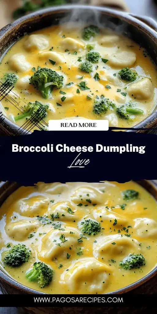 Savor the cozy comfort of Cheesy Broccoli Bliss & Dumpling Delight, the ultimate soup for all seasons! This delicious recipe combines creamy cheese with nutrient-rich broccoli, topped with fluffy dumplings for a perfect balance of flavors and textures. Whether you're cooking for a family meal or a cozy night in, this dish is sure to please. Click through to explore this comforting recipe and elevate your culinary skills today!