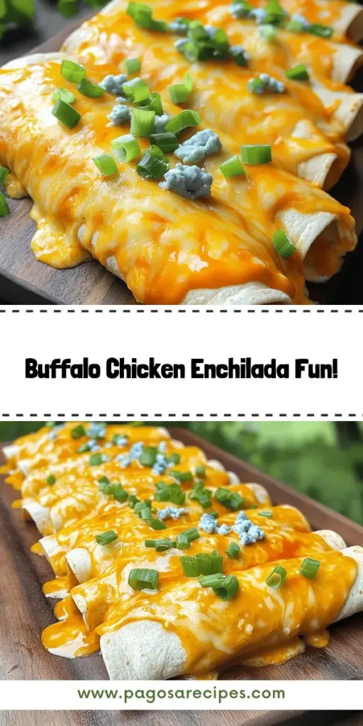 Get ready to spice up your dinner with my Buffalo Chicken Enchiladas! This flavorful and easy recipe brings together tender chicken and bold buffalo sauce wrapped in warm tortillas, baked to perfection with melting cheese. Designed for both novice cooks and seasoned chefs, my step-by-step guide ensures you’ll impress everyone at the table. Click through to explore the full recipe and discover tips for delicious variations!