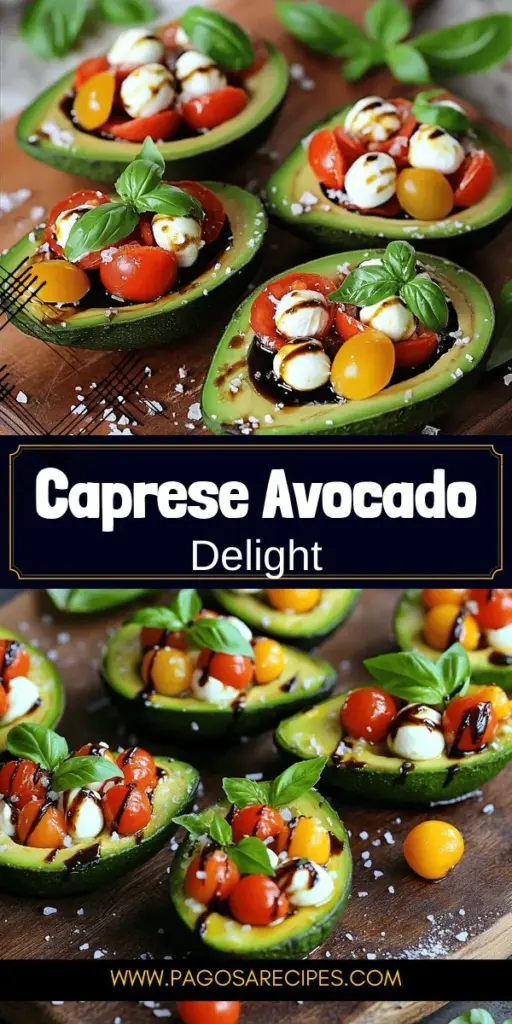 Dive into the delicious world of Caprese stuffed avocado, a fresh and flavorful recipe that’s perfect for any occasion! Combining creamy avocados with juicy cherry tomatoes, fresh mozzarella, and basil, this dish is not only quick to prepare but also bursting with health benefits. Learn everything from selecting the best avocados to creative customizing tips that will elevate your meal. Click through to explore the full recipe and start your culinary adventure now!