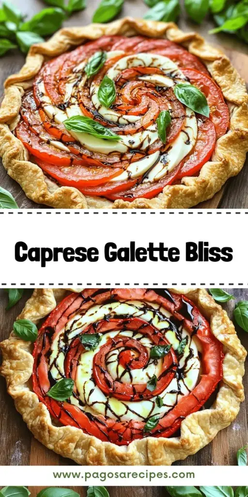 Elevate your dinner parties with the delightful Caprese Galette, a rustic Italian classic that combines fresh tomatoes, creamy mozzarella, and fragrant basil in a flaky pastry crust. Perfect for casual family meals or elegant brunches, this recipe is as visually stunning as it is delicious. Discover how easy it is to create this savory tart that showcases vibrant flavors year-round. Click through for the full recipe and tips to impress your guests!