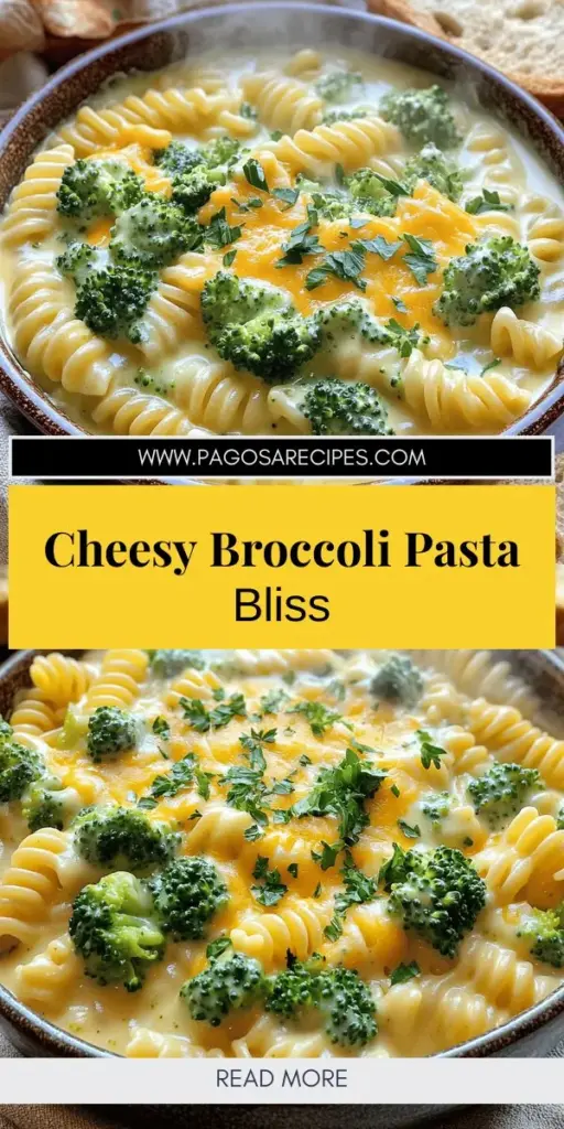 Indulge in the creamy comfort of Cheesy Broccoli Pasta Delight, a delightful dish that's perfect for any occasion! This easy recipe blends tender pasta with vibrant broccoli and a luscious cheese sauce, making it a hit with everyone at the table. Packed with nutrients and full of flavor, this dish is a must-try for family dinners or casual get-togethers. Click through to explore the step-by-step guide and elevate your meal today!