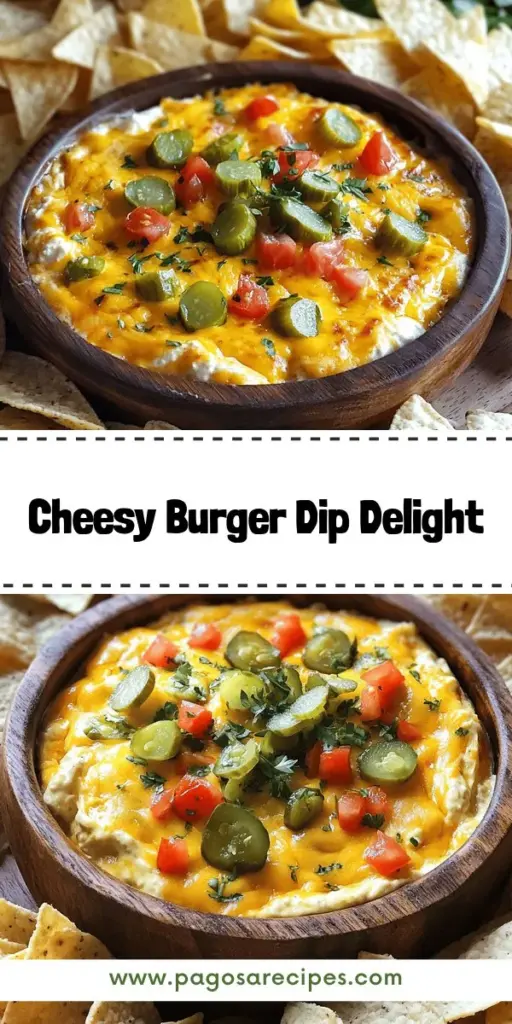 Impress your guests with the ultimate Cheesy Burger Bliss Dip, a mouthwatering appetizer that blends the flavors of a classic cheeseburger into a creamy, shareable dip. Perfect for parties, game days, or cozy nights in, this easy-to-make recipe features ground beef, a blend of cheeses, and tasty seasonings that everyone will love. Dive into the irresistible flavor and bring people together. Click through to explore the recipe and make this crowd-pleaser today!