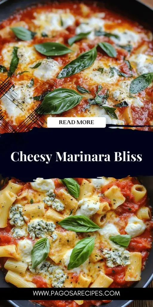 Elevate your pasta nights with a rich and creamy Five Cheese Marinara Sauce that takes traditional marinara to new heights! This indulgent sauce combines the flavors of five delicious cheeses, including ricotta and mozzarella, to create a luxurious texture that perfectly clings to every strand of pasta. Discover step-by-step instructions for making this culinary delight at home and impress your loved ones. Click through now for the full recipe and unleash your inner chef!