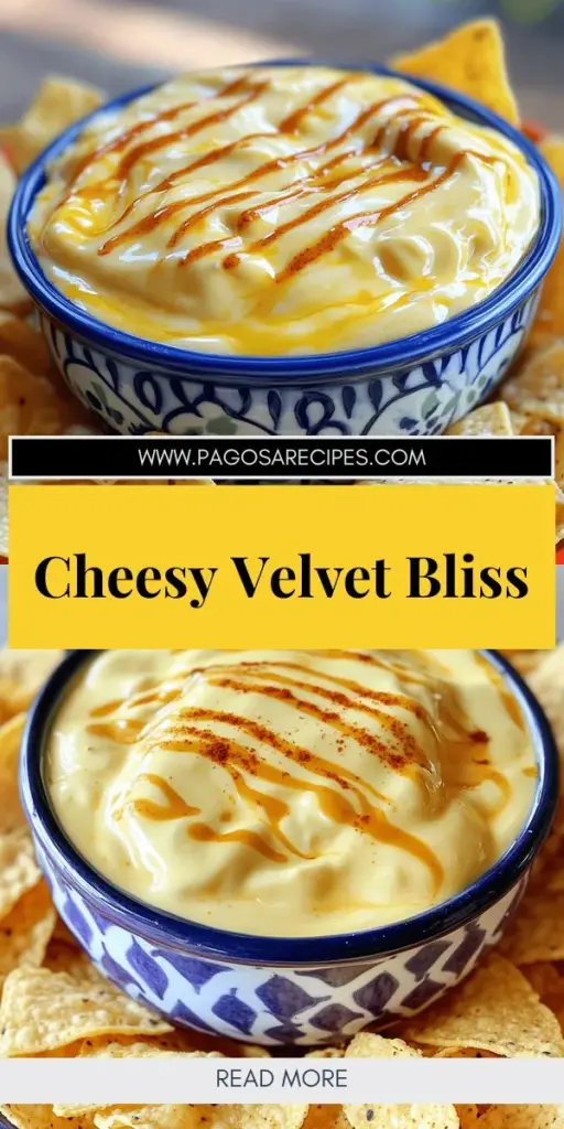 Elevate your meals with our delicious Cheesy Velvet Surprise, a creamy cheese sauce that will satisfy all your cheesy cravings! Perfect as a dip, a topping for nachos, or a drizzle over baked potatoes, this versatile sauce transforms everyday dishes into indulgent delights. Easy to prepare and made with simple ingredients like cheddar and cream cheese, this recipe is a must-try. Click through to explore the full recipe and start elevating your cooking today!