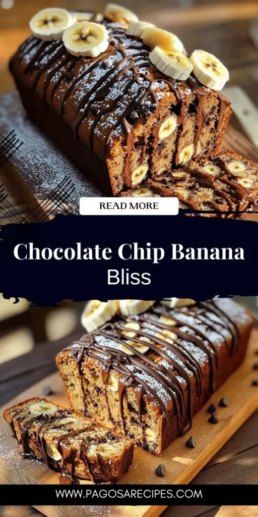 Indulge in the delightful aroma of homemade Chocolate Chip Banana Bread with this simple and tasty recipe! Perfect for any baking level, this treat combines ripe bananas with chocolate chips for a moist, flavorful loaf. Follow our easy step-by-step guide and discover tips for variations and storage. Don’t miss out—click through now to explore this delicious recipe and start baking your new favorite dessert today!