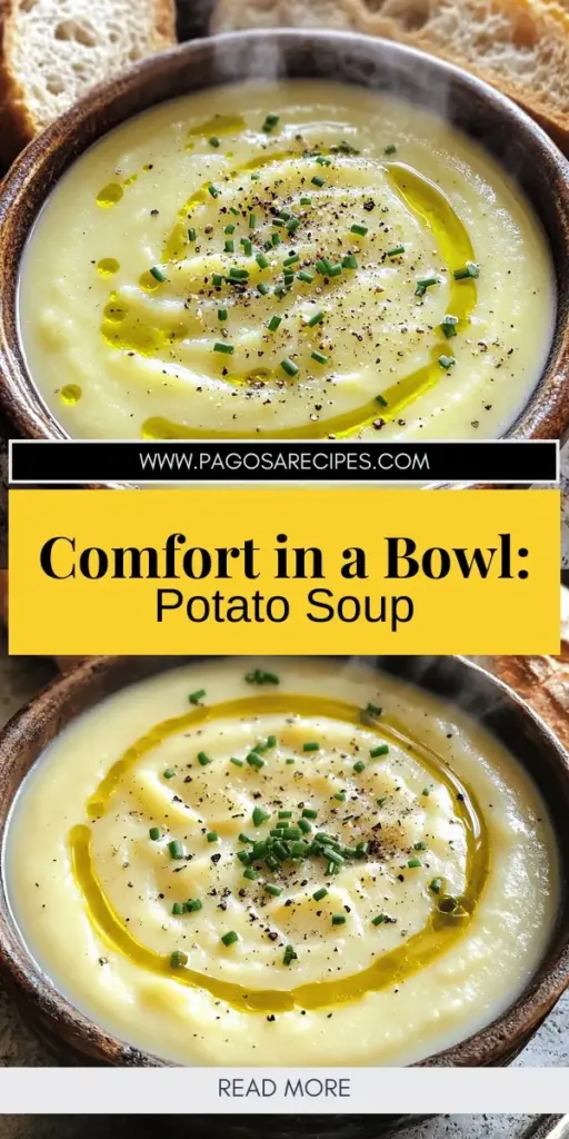 Warm up with a bowl of Potato Garlic Soup, a comforting and nutritious recipe that’s perfect for chilly nights. This soup showcases simple, wholesome ingredients like creamy russet potatoes and fragrant garlic that not only enhance flavor but also offer health benefits. Whether you crave a silky texture or a chunky vibe, discover tips to make it just right. Click through for the full recipe and enjoy a delightful, nourishing meal that your family will love!