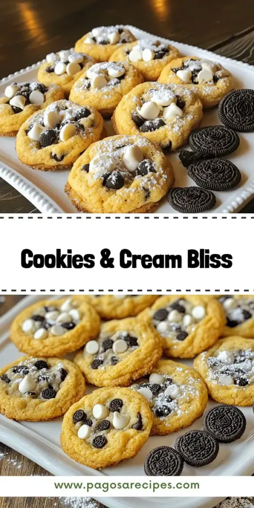 Indulge in the ultimate sweet treat with this delightful and easy Cookies & Cream Cookies recipe! Packed with rich flavors and a soft, chewy texture, these cookies are perfect for any occasion. Follow our step-by-step guide to create delicious cookies using simple ingredients, with fun variations for everyone. Whether you’re a novice or a baking pro, you won’t want to miss this! Click through to explore the full recipe and start baking your new favorite cookies today!