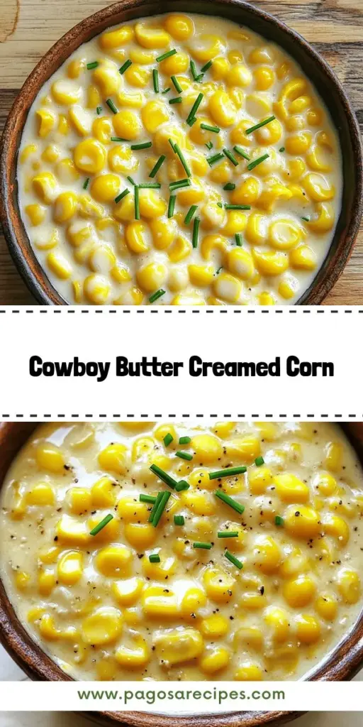 Indulge in the creamy goodness of Slow Cooker Cowboy Butter Creamed Corn, a true comfort food classic. This easy recipe brings together sweet corn, butter, and rich cream, creating a side dish that's perfect for family gatherings or casual barbecues. Discover the simple steps to make this delicious creamed corn that everyone will love. Click to explore the full recipe and bring warmth and flavor to your table!