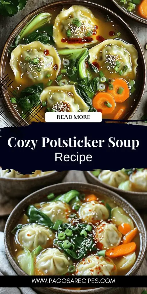 Craving a warm and hearty dish? Potsticker soup is a delicious and easy way to combine all the comforting flavors of potstickers in a savory broth. In just under an hour, you can create this delightful meal using simple ingredients like frozen potstickers, fresh vegetables, and aromatic seasonings. Perfect for cozy nights or gatherings, click through to discover the full recipe and make your kitchen the coziest place this season!