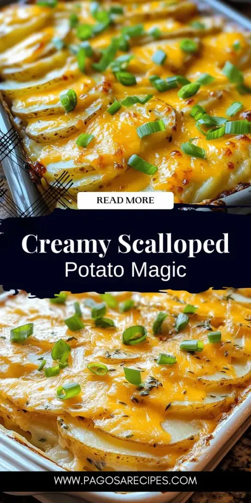 Elevate your culinary skills with our simple and creamy scalloped potatoes recipe! This classic comfort food combines starchy russet potatoes, rich heavy cream, and a blend of melty cheeses for a dish that's sure to impress. Discover easy step-by-step instructions, essential tips, and creative variations to make your scalloped potatoes unique. Click through to explore this delightful recipe and bring warmth to your table!