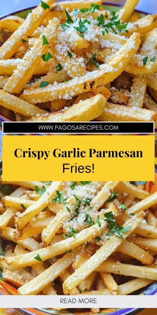 Discover the ultimate recipe for Air Fryer Garlic Parmesan French Fries that are crispy, flavorful, and oh-so-easy to make! With just a few simple ingredients, these fries are healthier than traditional fries and ready in just 15-20 minutes. Learn why air frying is the perfect method for achieving that golden crunch and explore tips to customize your fries for endless flavor variations. Click through for the full recipe and elevate your snack game today!