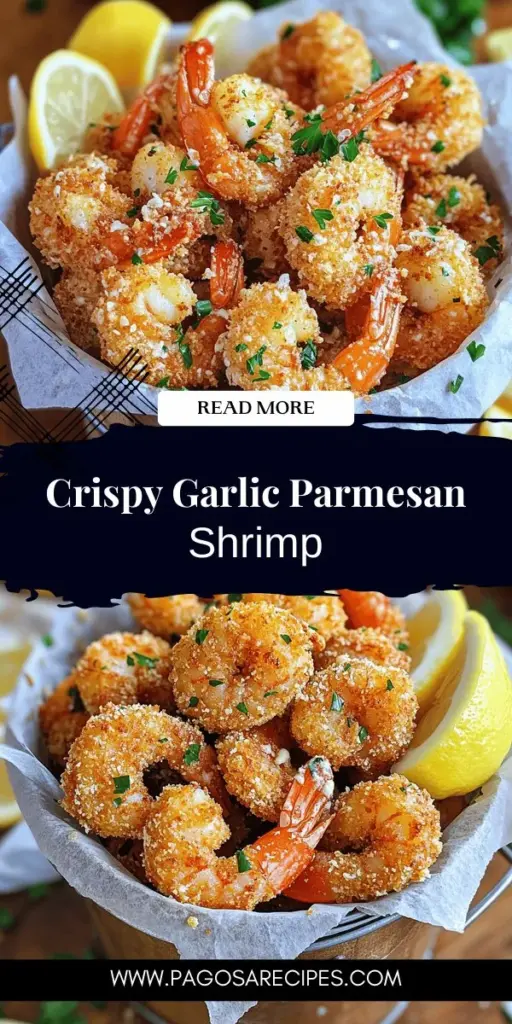 Savor the irresistible flavors of Crispy Garlic Parmesan Fried Shrimp with this easy recipe! Perfectly seasoned and breaded, these shrimp are wonderfully crunchy on the outside and tender inside, making them a standout dish for any occasion. Whether served as an appetizer or a main course, they are sure to impress your guests. Click through to discover the simple steps to create this delectable seafood dish at home and elevate your dining experience!