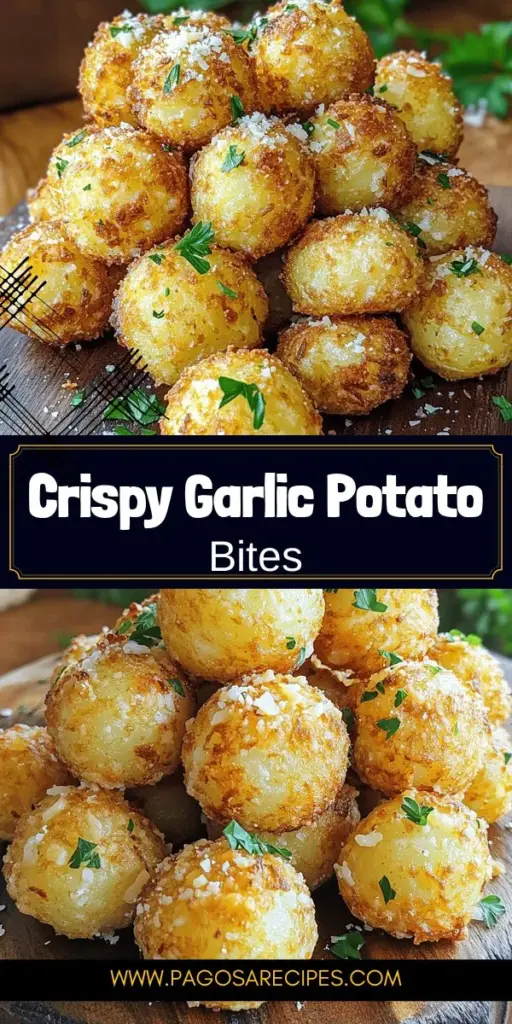 Elevate your snacking experience with Crispy Parmesan Garlic Potato Balls! These irresistible bites feature a golden, crunchy exterior and a cheesy, flavorful center, perfect for any gathering. Whether you're using leftover mashed potatoes or trying out fun flavor variations, this recipe is easy to follow and sure to impress. Ready to make your new favorite snack? Click through for the full recipe and start cooking deliciousness today!