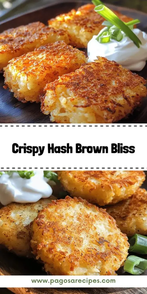 Discover the ultimate recipe for crispy hash brown patties that will elevate your breakfast game! With the perfect blend of russet potatoes, onions, and spices, these golden delights are a must-try for any meal. Learn easy techniques to achieve that irresistible crunch while keeping the inside fluffy and flavorful. Ready to impress your family and friends? Click to explore the full recipe and create your own crispy hash browns today!