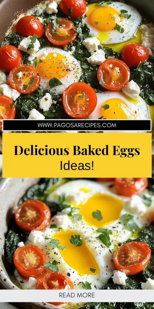 Discover the joy of baked eggs with our simple and healthy recipe ideas! This versatile dish is perfect for any meal and easy to customize for various diets. Whether you're a beginner or an experienced cook, you'll find delightful baked eggs recipes that are both nutritious and tasty. Get tips on perfecting your baked eggs and exciting ingredient combinations. Click through to explore the delicious possibilities and elevate your cooking game!