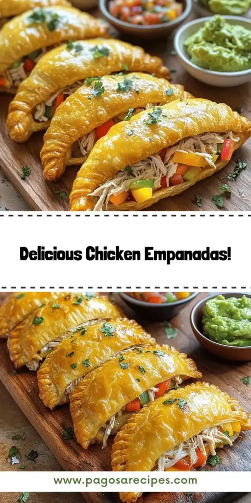 Discover how to create mouthwatering chicken empanadas with our simple and tasty recipe guide! Perfect for beginners and experienced cooks alike, this post covers everything from essential ingredients and filling ideas to cooking methods. Impress your family and friends with your culinary skills and enjoy these delicious bites at your next gathering. Click through to explore the full recipe and start your empanada journey today!