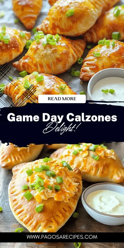 Score big at your next game day with Mini Football Buffalo Chicken Calzones! These bites are loaded with spicy buffalo chicken and ooey-gooey cheese, making them the ultimate crowd-pleaser. Not only will you learn how to perfect the dough, but I'll also share tasty variations and tips for prepping ahead. Discover how easy it is to create this delicious game snack and get ready to wow your guests. Click through for the full recipe and elevate your football feast!