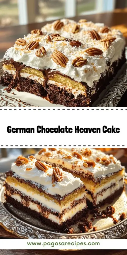 Indulge in the irresistible delight of German Chocolate Poke Cake! This scrumptious dessert features a rich chocolate cake soaked in sweetened condensed milk, topped with chewy coconut and crunchy pecans. It's the perfect treat for any occasion, easy to make with simple ingredients. Get ready to impress your friends and family with this delicious recipe. Click through now to explore the full recipe and start baking your new favorite cake!