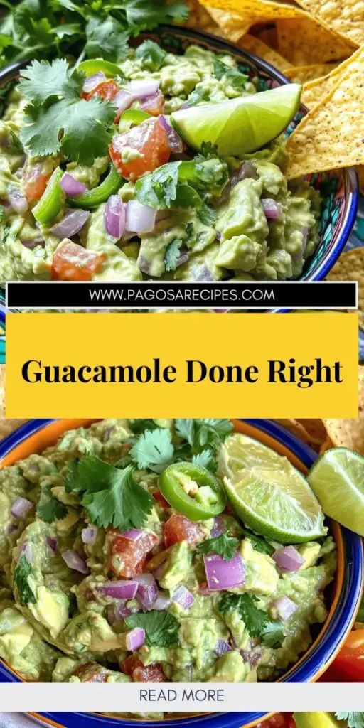 Unlock the secret to making the best homemade guacamole with this flavorful and fresh recipe guide! Discover essential ingredients like ripe avocados, zesty lime juice, and fresh herbs, along with step-by-step instructions for the perfect dip. Plus, get tips for enhancing your guacamole and creative serving ideas that will impress your guests. Click through to explore the full recipe and elevate your next gathering with this delicious treat!