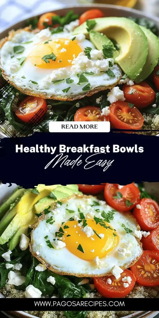 Start your mornings on the right note with make-ahead breakfast bowls! These delicious and nutritious meals are perfect for busy days, allowing you to combine grains, veggies, and proteins to suit your taste. Discover simple recipes and tips that make meal prep a breeze, so you can enjoy healthy breakfasts all week long. Click through to explore flavorful options like Breakfast Bliss Bowls and elevate your morning routine!