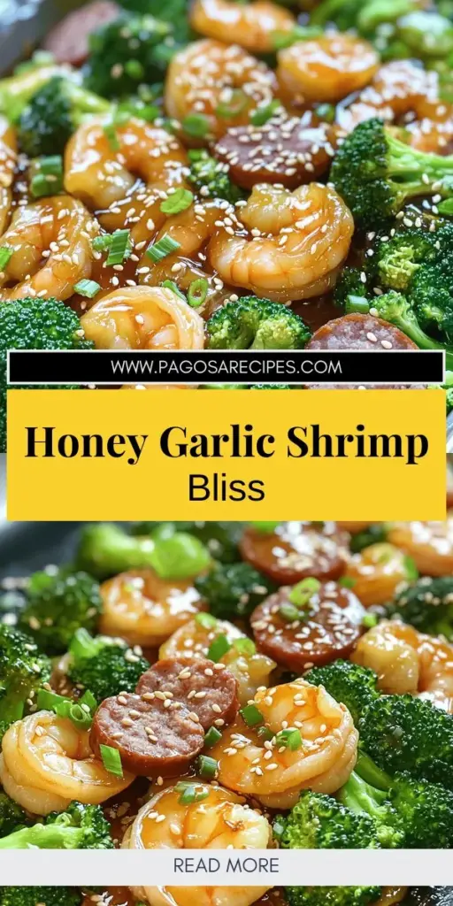 Delight your taste buds with Honey Garlic Shrimp & Sausage Delight, a mouthwatering recipe that's quick to prepare and bursting with flavor! This dish features succulent shrimp, smoky sausage, and vibrant broccoli, all coated in a sweet and savory honey-garlic sauce. Perfect for weeknight dinners or entertaining guests, it's both easy to make and visually appealing. Click through to explore this delicious recipe and bring a colorful, nutritious meal to your table!