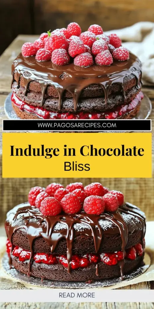 Indulge in the ultimate Chocolate Raspberry Cake that’s perfect for any occasion! This delightful dessert combines rich chocolate with tangy raspberries for a flavor explosion. Discover essential ingredients, baking tips, and creative decoration ideas to elevate your cake game. Whether you're celebrating a birthday or just want to whip up a sweet treat, this recipe is a must-try. Click through for the full recipe and let’s make some delicious memories!