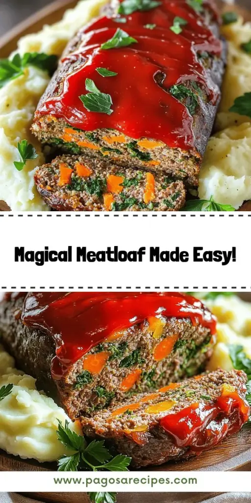 Discover the ultimate Magic Meatloaf Recipe that's both flavorful and easy to make! Packed with fresh ingredients, spices, and delicious surprises, this meatloaf will become a family favorite in no time. Learn how to create a moist, tasty dish with expert tips on ingredients and preparation. Ready to elevate your dinner? Click through to explore the complete recipe and transform your meals into magical celebrations!