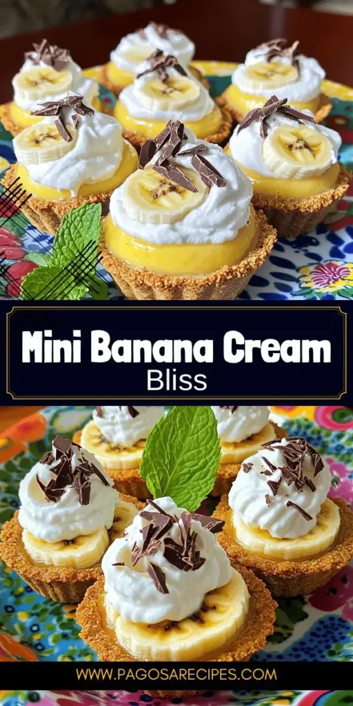 Indulge in the deliciousness of mini banana cream pies with this easy recipe that’s perfect for any occasion! With a crunchy graham cracker crust, creamy vanilla pudding, and fresh bananas, these delightful desserts are sure to impress. Whether you stick to the classic recipe or get creative with toppings, your taste buds will thank you. Ready to make some magic in your kitchen? Click through for the full mini banana cream pie recipe and start baking!