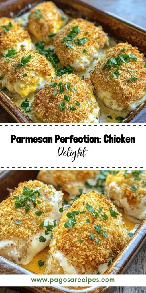Discover the deliciousness of Mayonnaise Parmesan Chicken, a simple recipe that brings flavor and tenderness to every bite. This dish combines creamy mayonnaise and savory Parmesan cheese, creating a crispy, juicy chicken that's perfect for any occasion. Ideal for weeknight dinners or gatherings, it's easy to prepare and sure to impress. Click through to get the full recipe and elevate your everyday cooking with this crowd-pleasing favorite!
