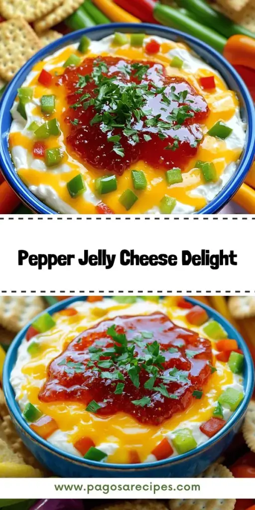 Discover the ultimate crowd-pleaser with this flavorful and easy Pepper Jelly Cheese Dip recipe! Made with cream cheese, sharp cheddar, and sweet pepper jelly, this dip is perfect for any occasion, from game day to holiday parties. In just 15 minutes, you can whip up a creamy delight that pairs wonderfully with crackers or veggies. Ready to impress your guests? Click through to explore the full recipe and serve up something unforgettable!